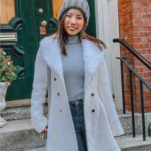 Basic grey turtleneck sweater